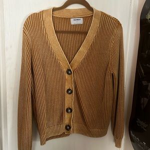 Old Navy Yellow Cardigan
